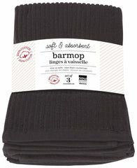 Barmop Towel - Black (Set/3)