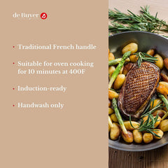 de Buyer 4.75" Egg/Pancake Mineral B Pan (Carbon Steel)