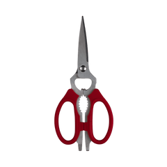 Red Take-Apart Kitchen Scissors - 8"