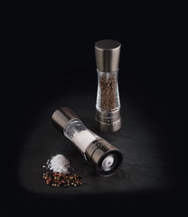 Cole & Mason Derwent Salt & Pepper Mill Gift Set, Iron Grey