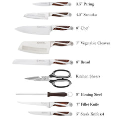 Hammer Stahl 12 Piece Cutlery Essentials