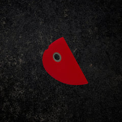 Red Mini Silicone Bowl Scraper