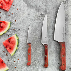 Custom Red Utility Knife - 6"