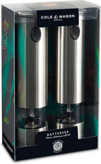 Cole & Mason Battersea Electronic Salt/Pepper Mill Set (8")