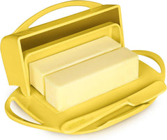 Butterie Flip-Top Butter Dish - Yellow