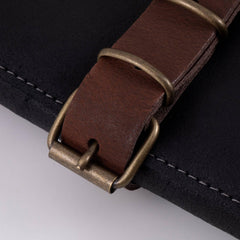 Messermeister Leather Knife Roll - 7 Pocket (Black)