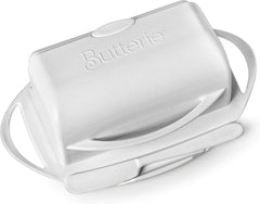 Butterie Flip-Top Butter Dish - White