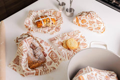 Bee's Wrap Beeswax Food Wraps - Bakery Lane (3 pk)