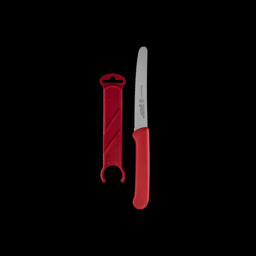 Messermeister Serrated Tomato Knife w/sheath (4.5")
