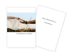 Wedding - Friendship drew you together....