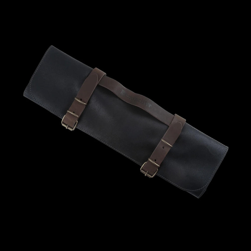 Messermeister Leather Knife Roll - 7 Pocket (Black)