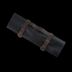 Messermeister Leather Knife Roll - 7 Pocket (Black)