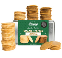 Dewey's Sugar & Ginger Spice Moravian Cookie Tin