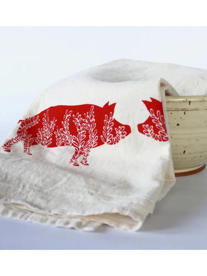 Pig Kitchen Towel High Fiber