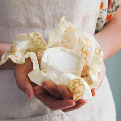Bee's Wrap Medium Reusable Beeswax Food Wrap - Honeycomb