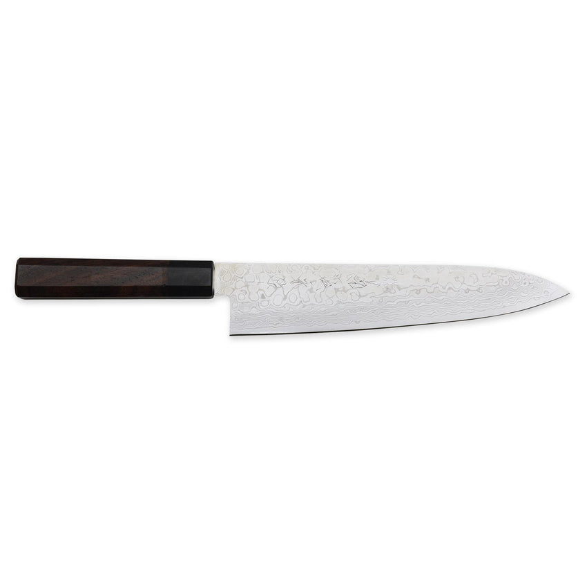 Kikuichi NWD Warikomi Damascus Gyuto - 8" (21 cm)