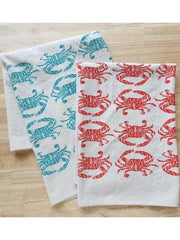 Crab Red Kitchen Towel High Fiber