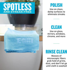 E-Cloth Glass & Polishing Cloths (Assorted Colors)