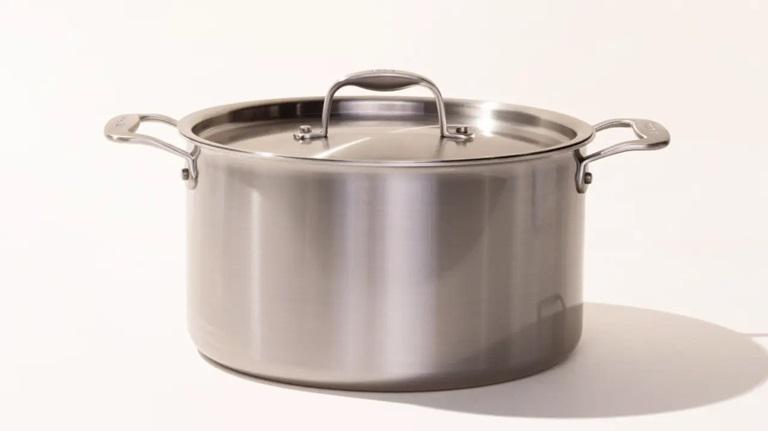 Made In 8 Qt Stock Pot w/Lid - Stainless Clad