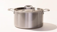 Made In 8 Qt Stock Pot w/Lid - Stainless Clad