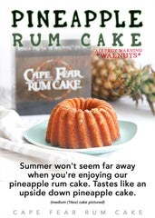 Cape Fear Pineapple Rum Cake (5oz)