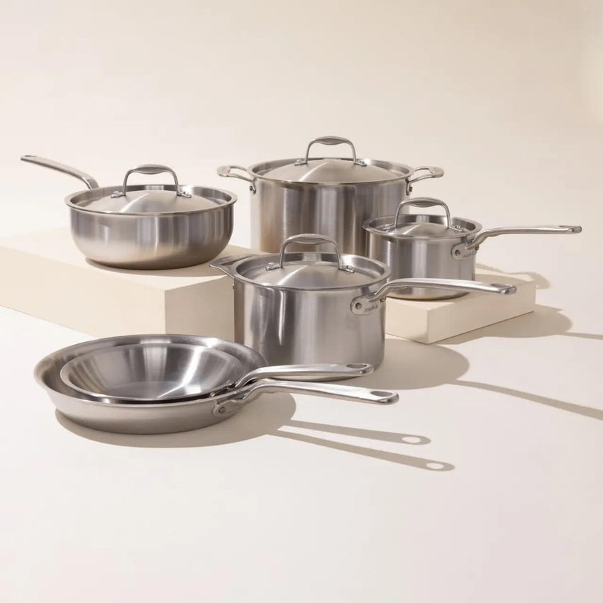 Made In Stainless Steel Clad 10 Piece Set