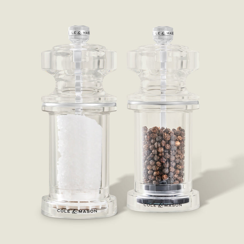 Cole & Mason 605 Acrylic 5.5" Salt & Pepper Gift Set