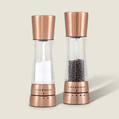 Cole & Mason Derwent Salt & Pepper Mill Gift Set, Copper
