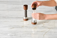 Cole & Mason Derwent Salt & Pepper Mill Gift Set, Forest Wood