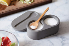 Dual Chamber Salt Cellar (Cement)