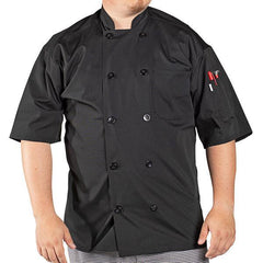 Chef Coat - Pro Vent Delray Black (XL)