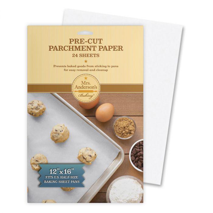 Mrs. Anderson's Precut Parchment Paper -12"x16" (24 PK)