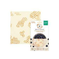 Bee's Wrap Medium Reusable Beeswax Food Wrap - Honeycomb