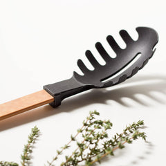 Epicurean Pasta Server - Natural & Black (Gourmet Series)
