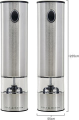Cole & Mason Battersea Electronic Salt/Pepper Mill Set (8")