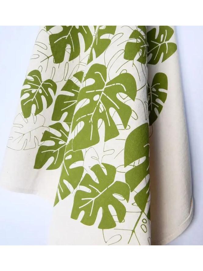 Monstera Tea Kitchen Towel High Fiber