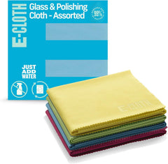 E-Cloth Glass & Polishing Cloths (Assorted Colors)