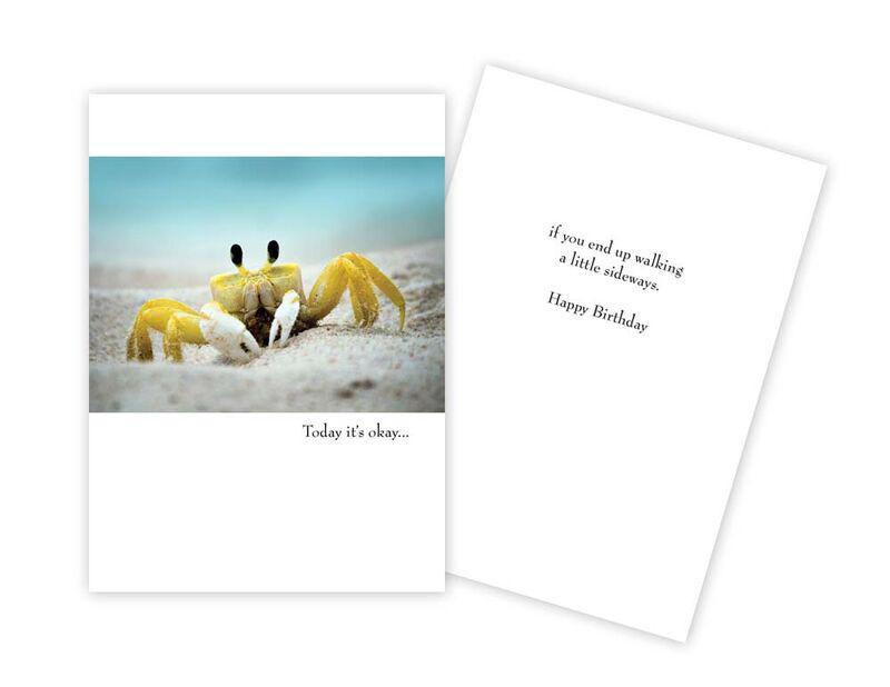 Birthday Card - Today it's okay.....