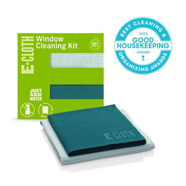 E-Cloth Window Cleaning Kit - Green (2 cloths)