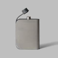 Rabbit Tethered Hip Flask (6 oz)