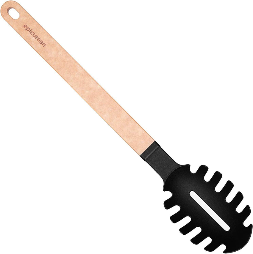 Epicurean Pasta Server - Natural & Black (Gourmet Series)