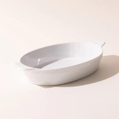Made In Oval Baking Dish - White