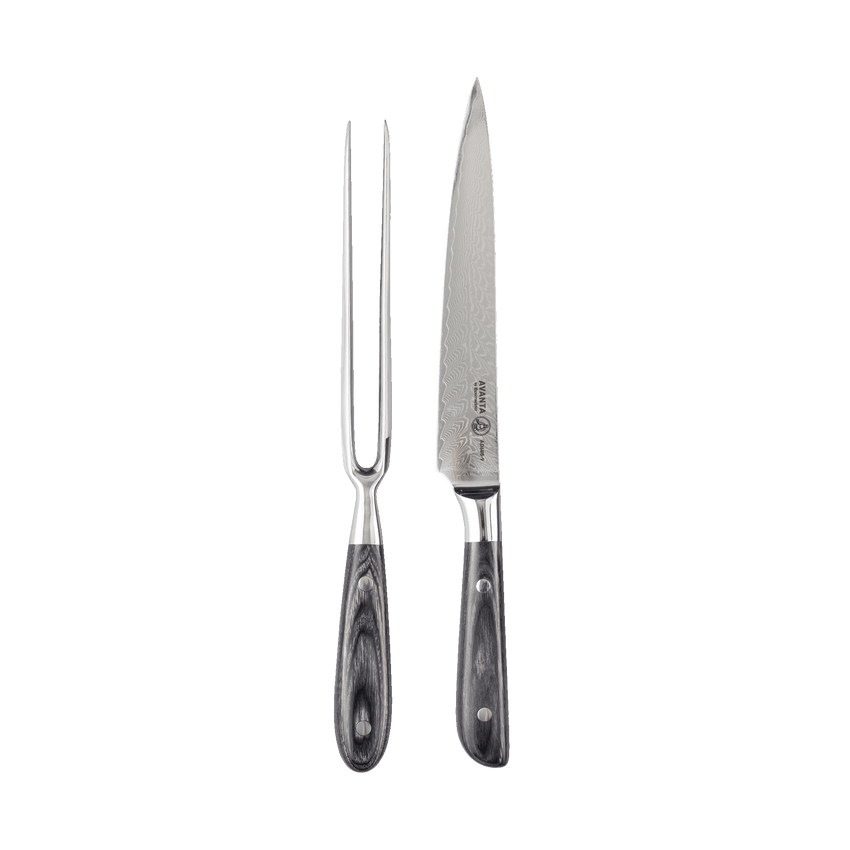 Avanta Damascus Carving Set - 2 Piece