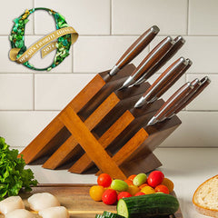 Avanta Pakkawood Knife Block Set - 10 Piece