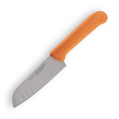 Petite Messer Orange Kullens Santoku Knife - 5"