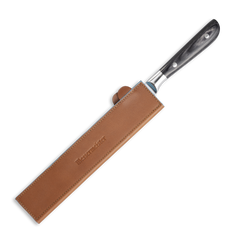 Saddle Brown Leather Magnetic Edge-Guard - 10.5"
