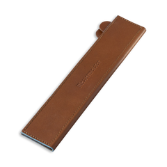 Saddle Brown Leather Magnetic Edge-Guard - 10.5"
