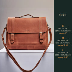 Laptop Messenger Leather bag