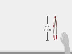 Zyliss Silicone-Tipped Tongs - 13" (Locking)