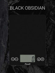 Digital Scale Black Obsidian - Escali Arti Glass